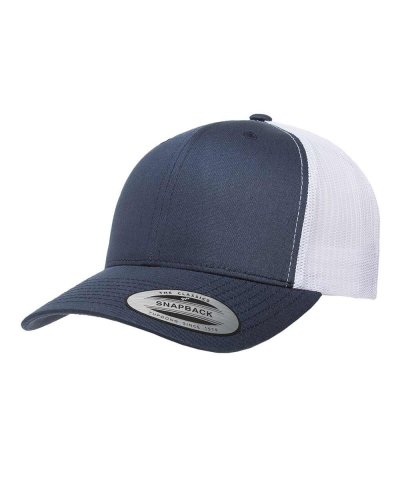 Cappellino Retro Trucker 2-Tone Navy/White