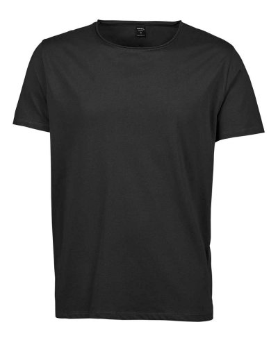 T-shirt bordo grezzo Black