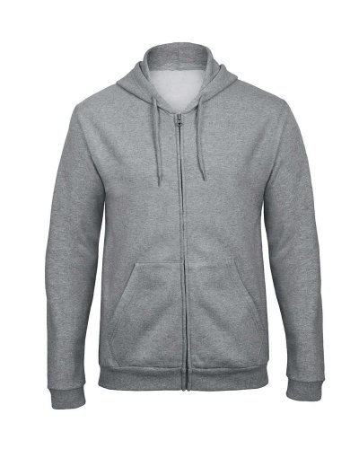 Felpa con cappuccio e cerniera Unisex