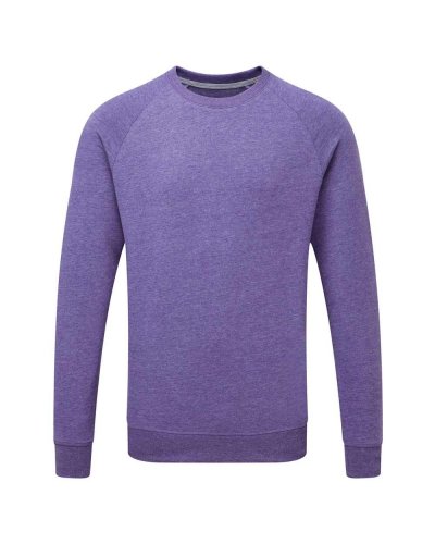 Felpa Uomo HD Raglan Purple Marl