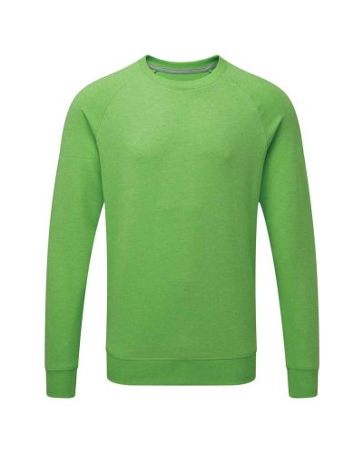 Felpa Uomo HD Raglan Green Marl