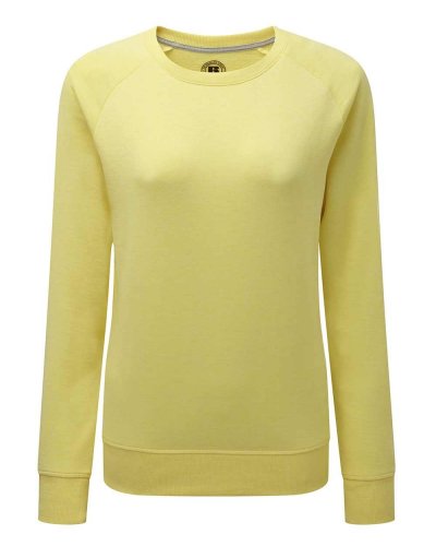 Felpa donna HD Raglan Yellow Marl