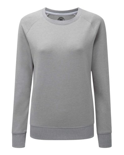 Felpa donna HD Raglan Silver Marl