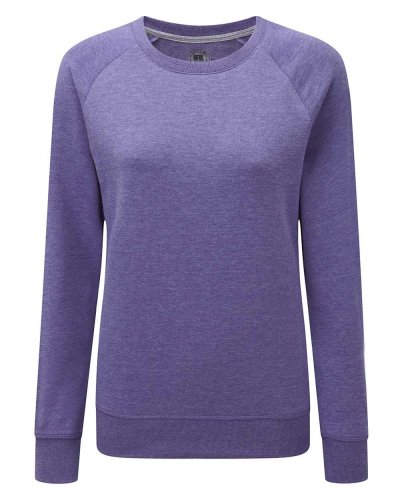 Felpa donna HD Raglan Purple Marl