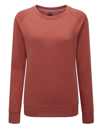 Felpa donna HD Raglan Red Marl
