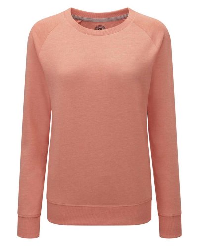 Felpa donna HD Raglan Coral Marl