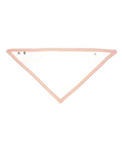 Bavaglino Bandana White/Powder Pink