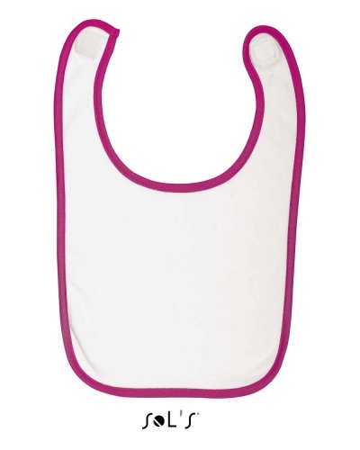 Bavaglino Babib Bianco/Fuchsia