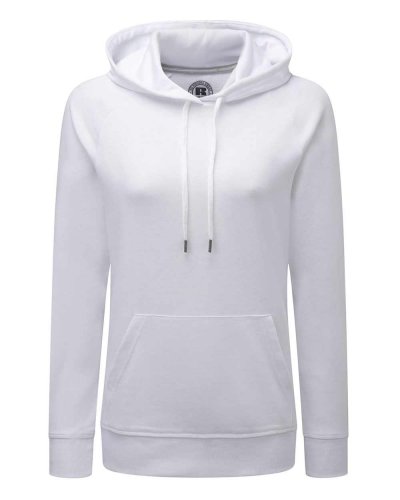 Sudadera con capucha hd mujer Bianco