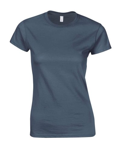 T-shirt ring-spun attillata Indigo Blue