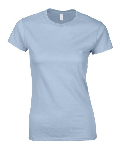 T-shirt ring-spun attillata Light Blue