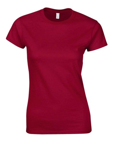 T-shirt ring-spun attillata Cherry Red