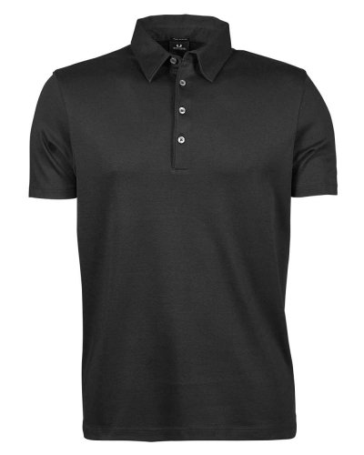 Polo Pima Cotton Black
