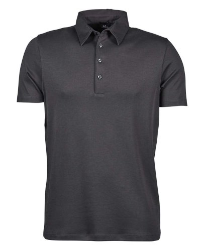 Polo Pima Cotton Dark Grey