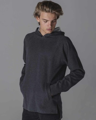 One Hoodie Charcoal Grey Melange