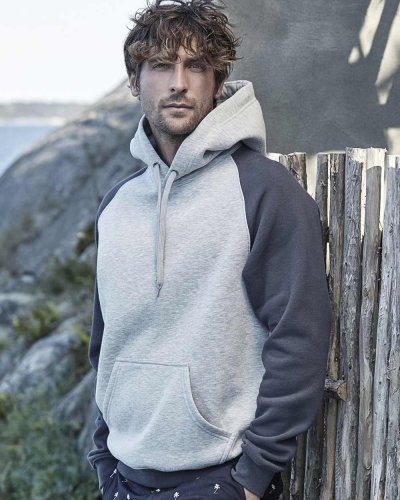 Felpa con cappuccio Two-Tone