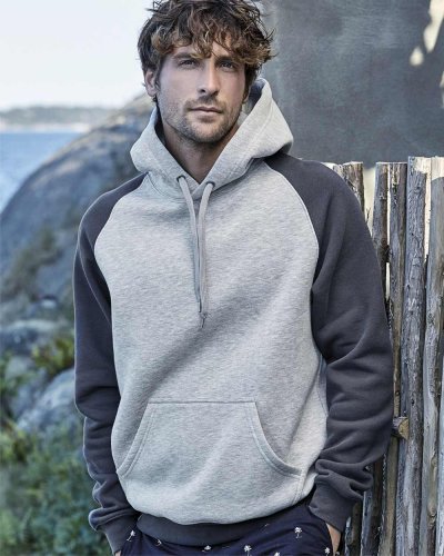 Felpa con cappuccio Two-Tone