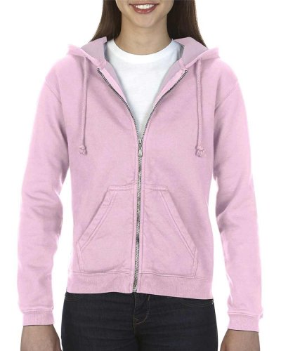 Felpa donna con cappuccio e cerniera Blossom