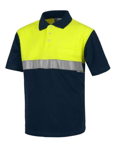Polo manica corta alta visibilità