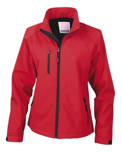 Giacca Softshelll donna Base Layer  Rosso
