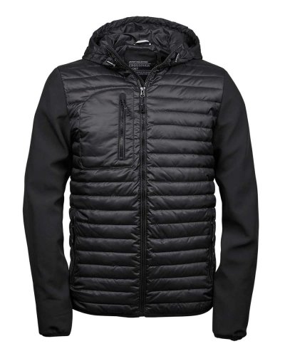 Giacca Crossover con cappuccio Black