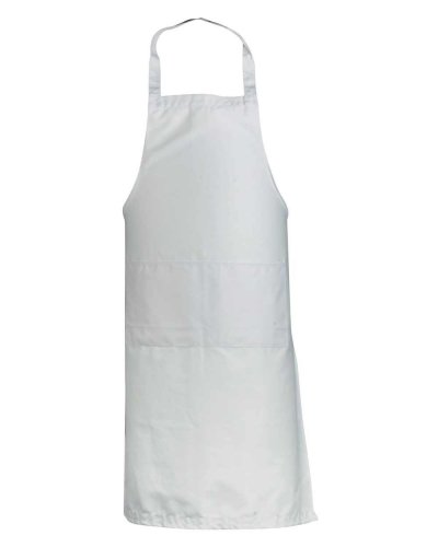 Grembiule classico da cucina con 2 tasche Bianco