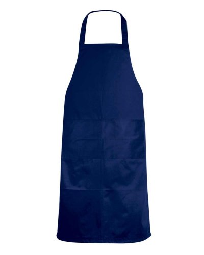 Grembiule classico da cucina con 2 tasche Blu