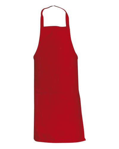 Grembiule classico da cucina con 2 tasche Rosso
