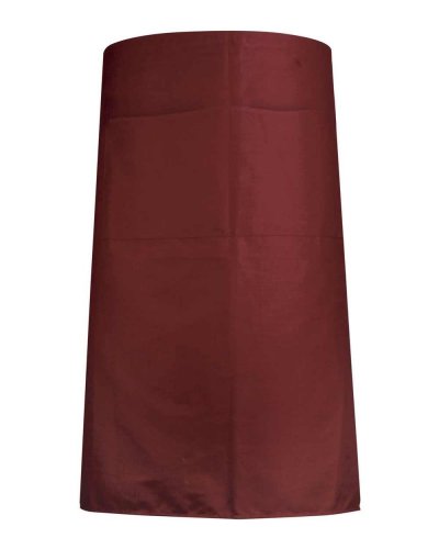 Grembiule da cucina due tasche frontali Bordeaux