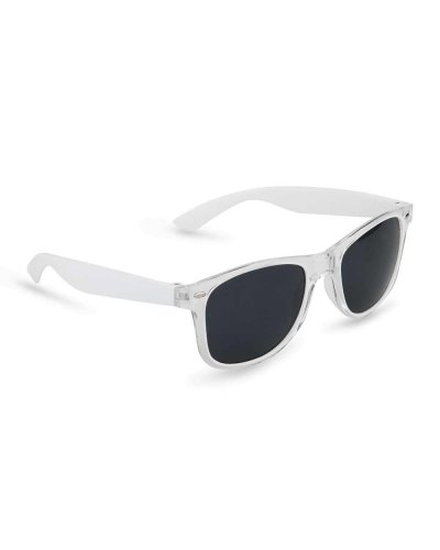 Occhiali da sole bicolore con protezione UV Bianco