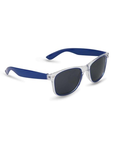 Occhiali da sole bicolore con protezione UV Blu