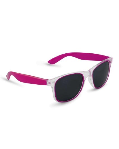 Occhiali da sole bicolore con protezione UV Fucsia