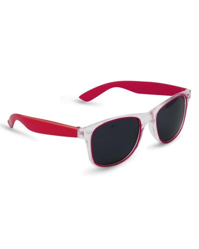 Occhiali da sole bicolore con protezione UV Rosso