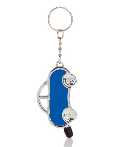 Portachiavi con touch screen Macchinina Blu