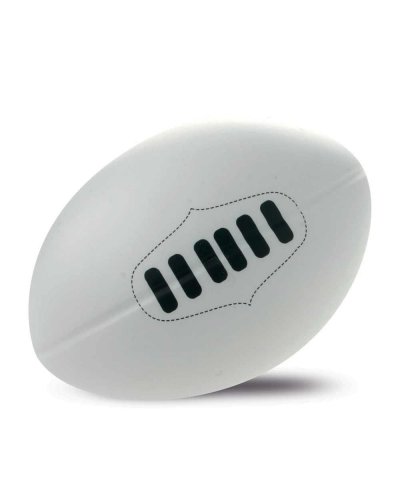 Palla da rugby antistress da personalizzare Bianco