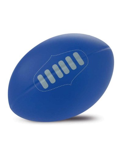 Palla da rugby antistress da personalizzare Blu
