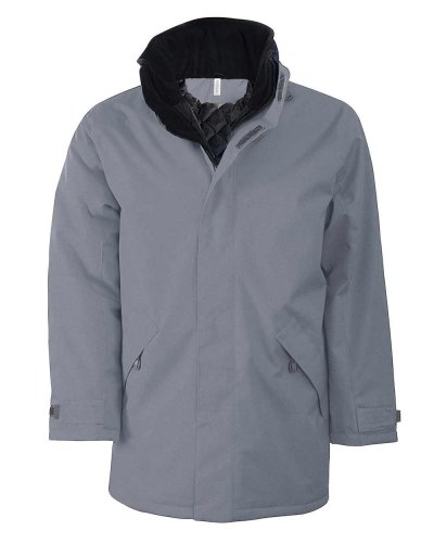 Parka Giaccone 3/4 con interno trapuntato Convoy Grey