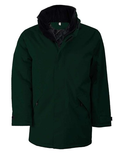 Parka Giaccone 3/4 con interno trapuntato Forest Green