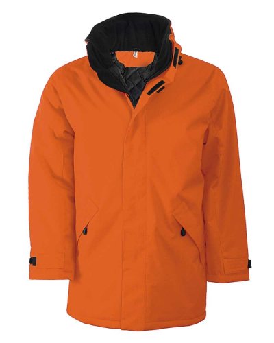 Parka Giaccone 3/4 con interno trapuntato Orange