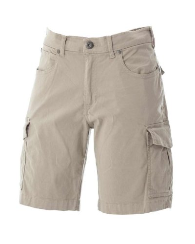Pantalone corto multitasche elasticizzato Beige