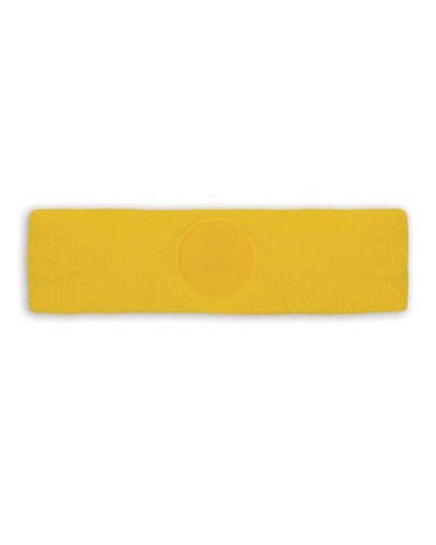Fascia tergisudore in spugna Giallo