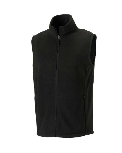Gillet con zip intera Nero