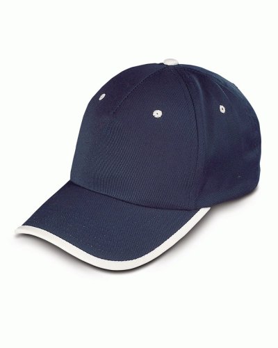Cappellino 5 pannelli bicolore