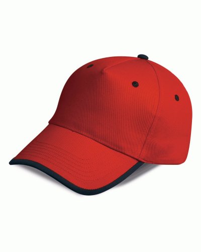Cappellino 5 pannelli bicolore