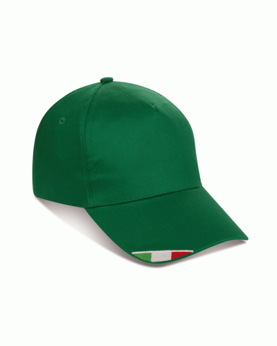 Cappellini 5 pannelli con bandiera italiana