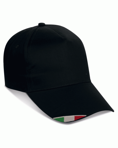 Cappellini 5 pannelli con bandiera italiana