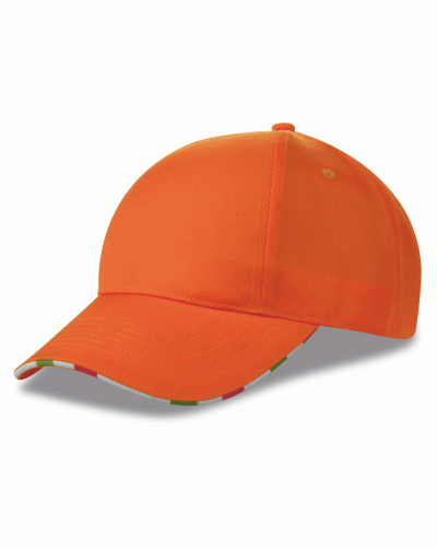 Cappellino 6 pannelli ruotati con bandiera italiana