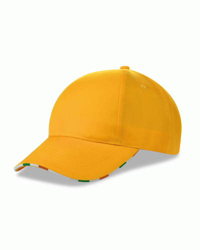 Cappellino 6 pannelli ruotati con bandiera italiana
