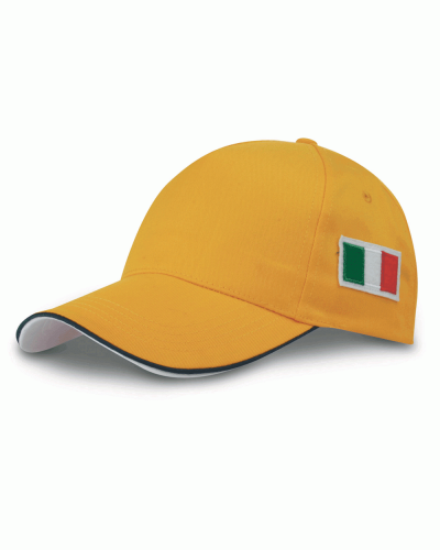 Cappellini 5 pannelli con bandiera italiana laterale
