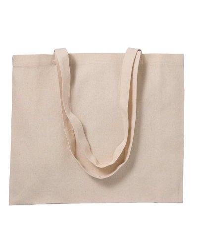 Shopper con manici lunghi e soffietto alla base